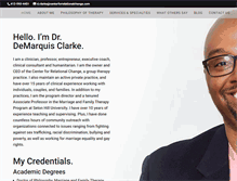 Tablet Screenshot of demarquisclarke.com